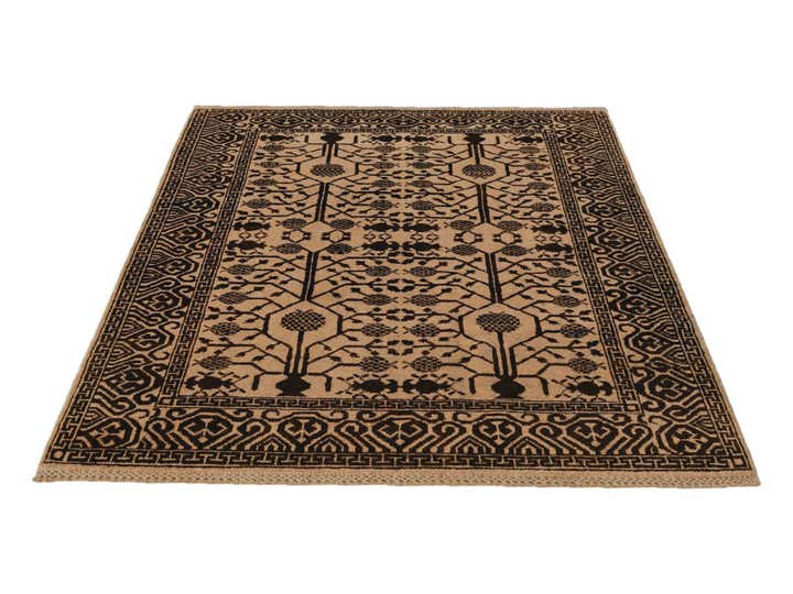 4' 3 x 5' 9 Hand Knotted Ziegler Modern Rug