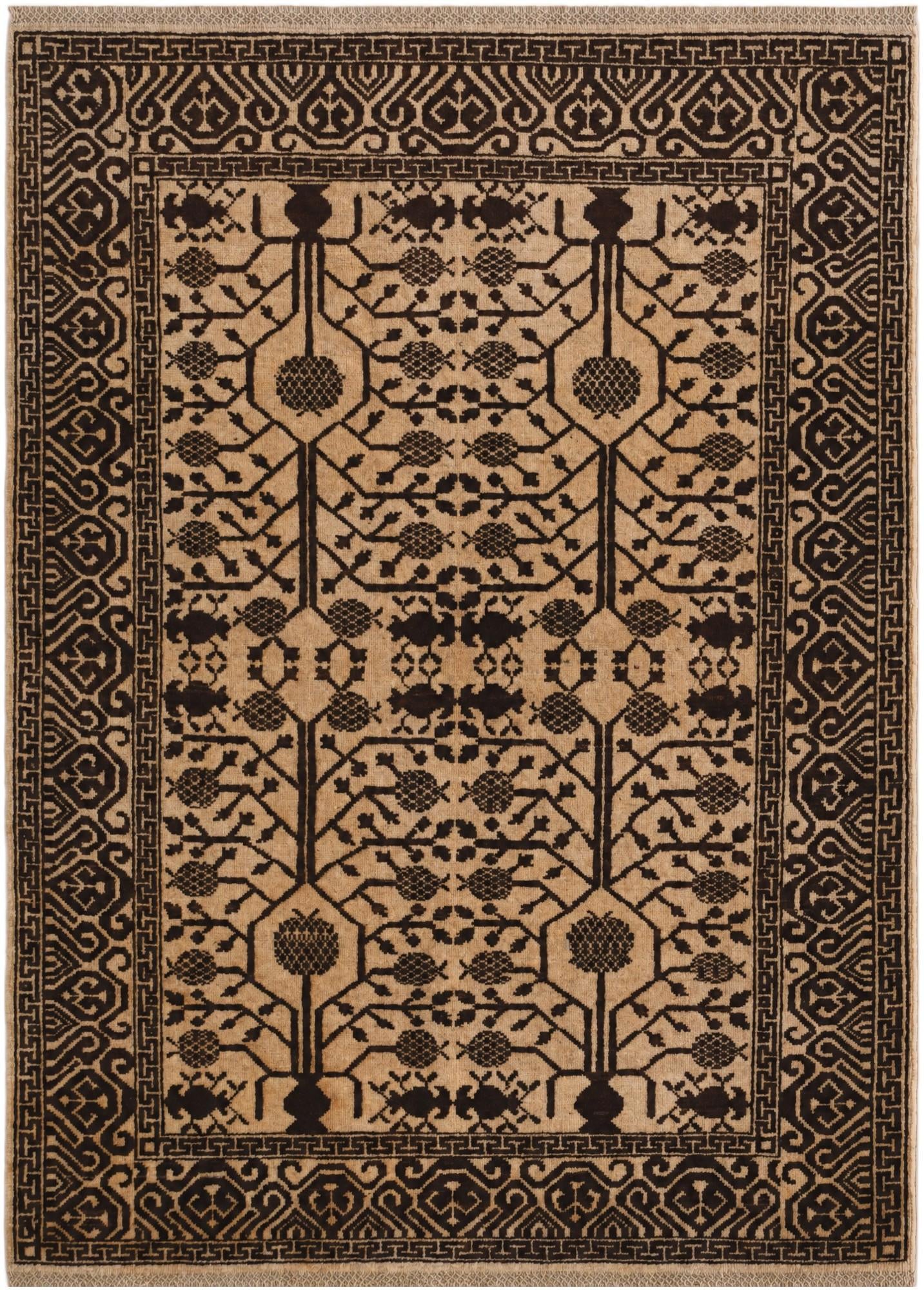 4' 3 x 5' 9 Hand Knotted Ziegler Modern Rug