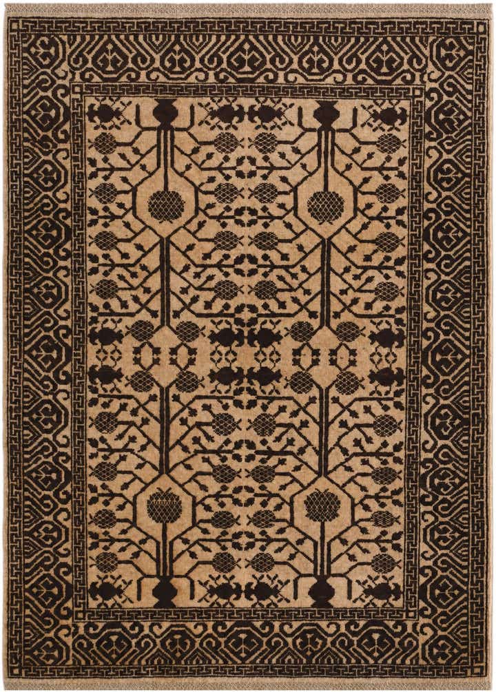 4' 3 x 5' 9 Hand Knotted Ziegler Modern Rug