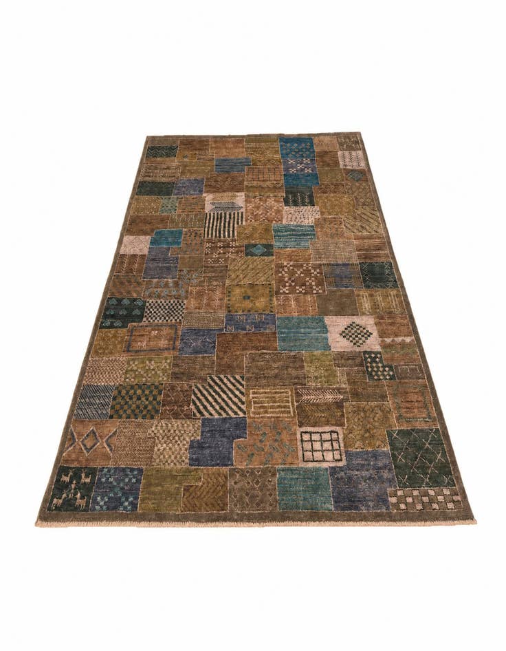 Detail image of 5' 3 x 7' 1 Hand Knotted Ziegler Modern Rug
