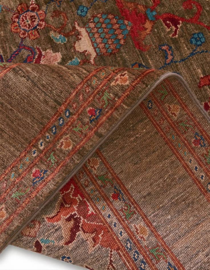 Detail image of 9' 5 x 12' 4 Hand Knotted Ziegler Modern Rug