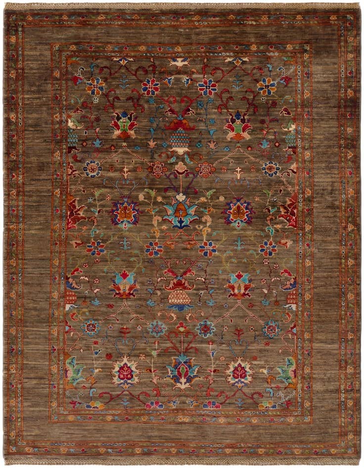 Detail image of 9' 5 x 12' 4 Hand Knotted Ziegler Modern Rug