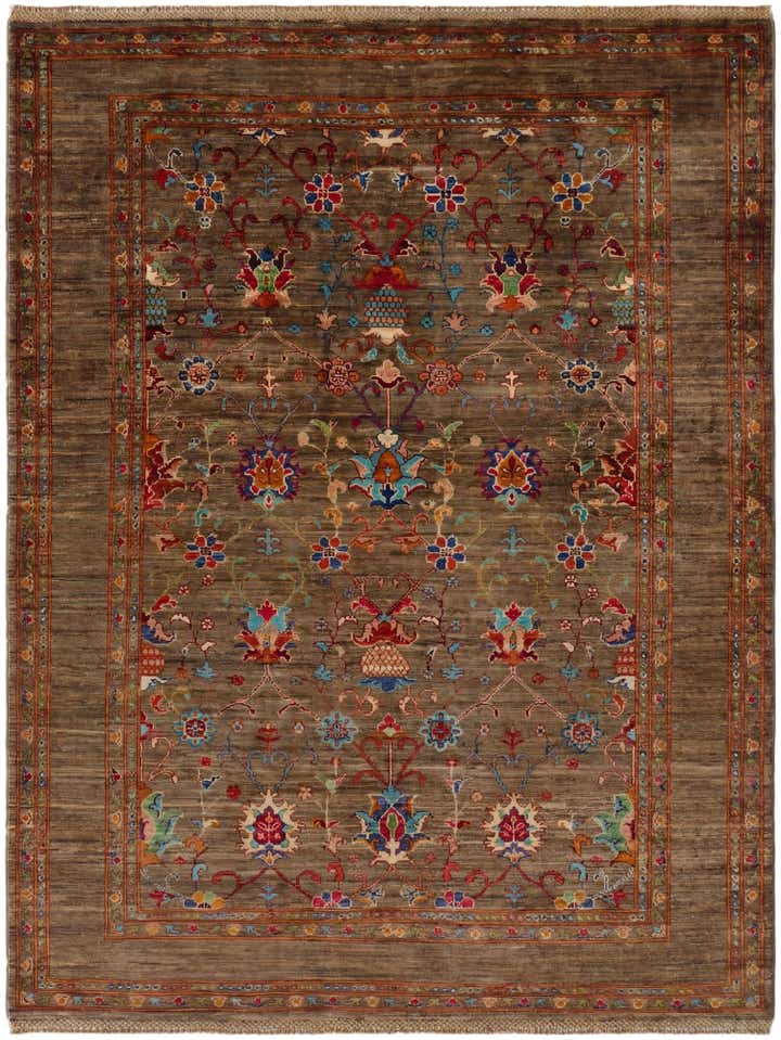 9' 5 x 12' 4 Hand Knotted Ziegler Modern Rug