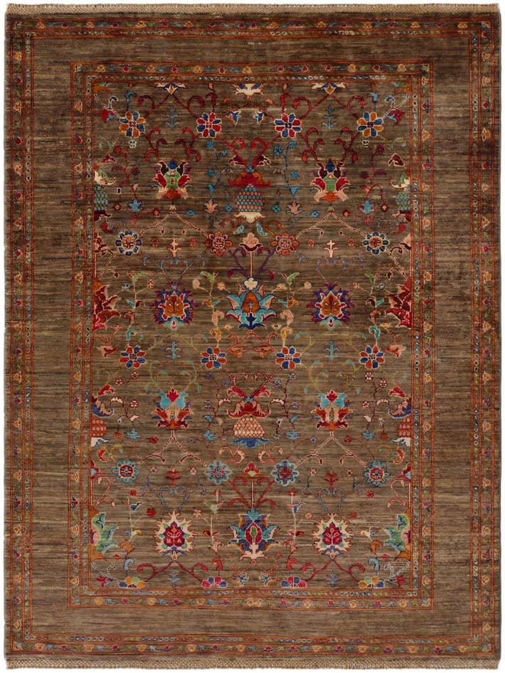 Detail image of 9' 5 x 12' 4 Hand Knotted Ziegler Modern Rug
