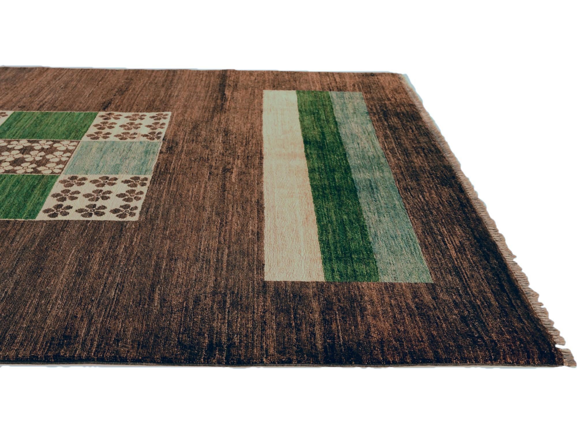5' 1 x 6' 9 Hand Knotted Ziegler Modern Rug