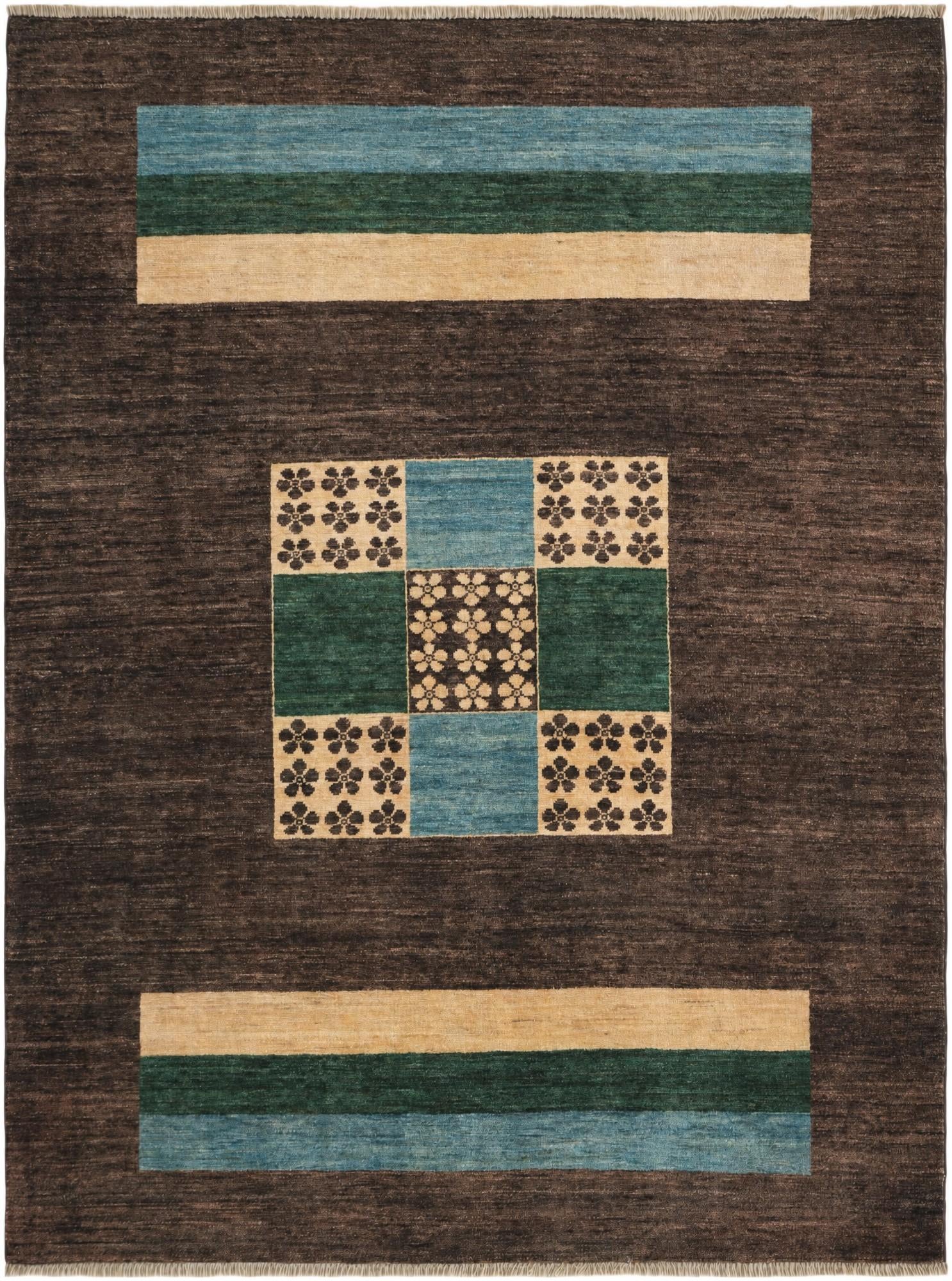 5' 1 x 6' 9 Hand Knotted Ziegler Modern Rug