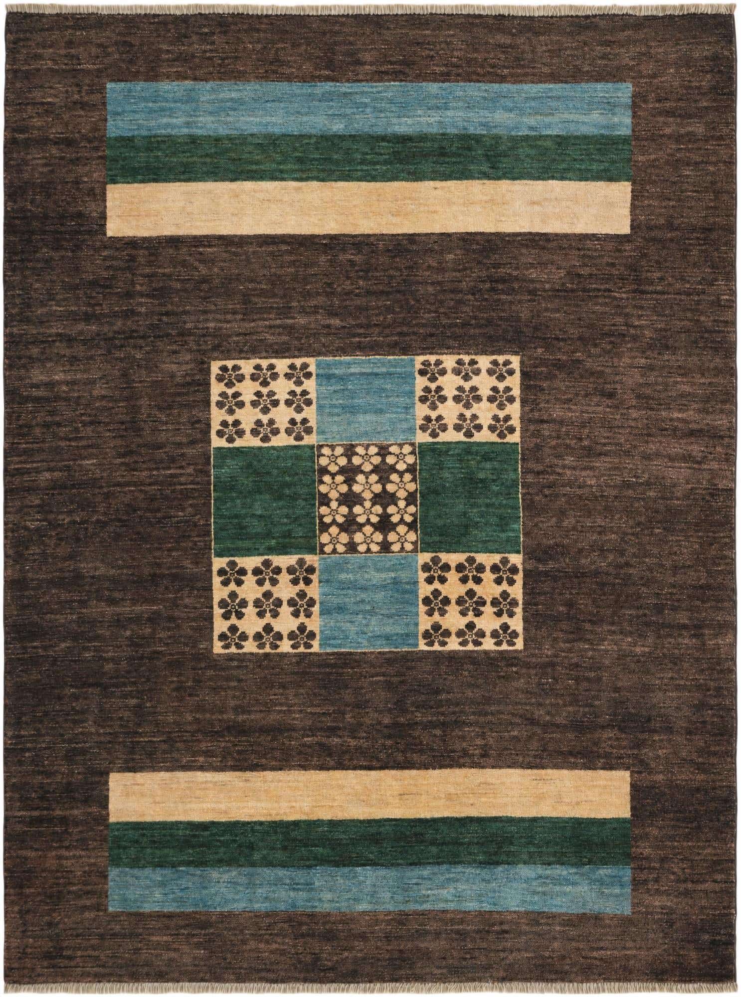 5' 1 x 6' 9 Hand Knotted Ziegler Modern Rug