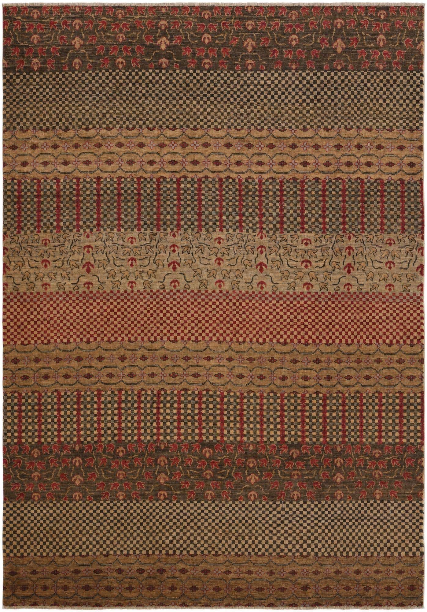 6' 10 x 9' 9 Hand Knotted Ziegler Modern Rug