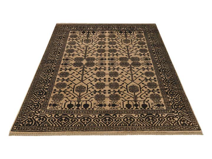 4' 11 x 6' 8 Hand Knotted Ziegler Modern Rug