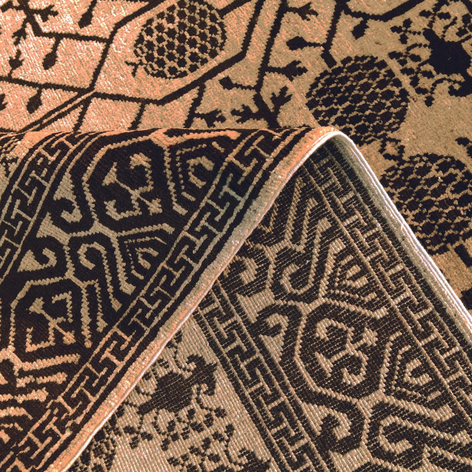 4' 11 x 6' 8 Hand Knotted Ziegler Modern Rug