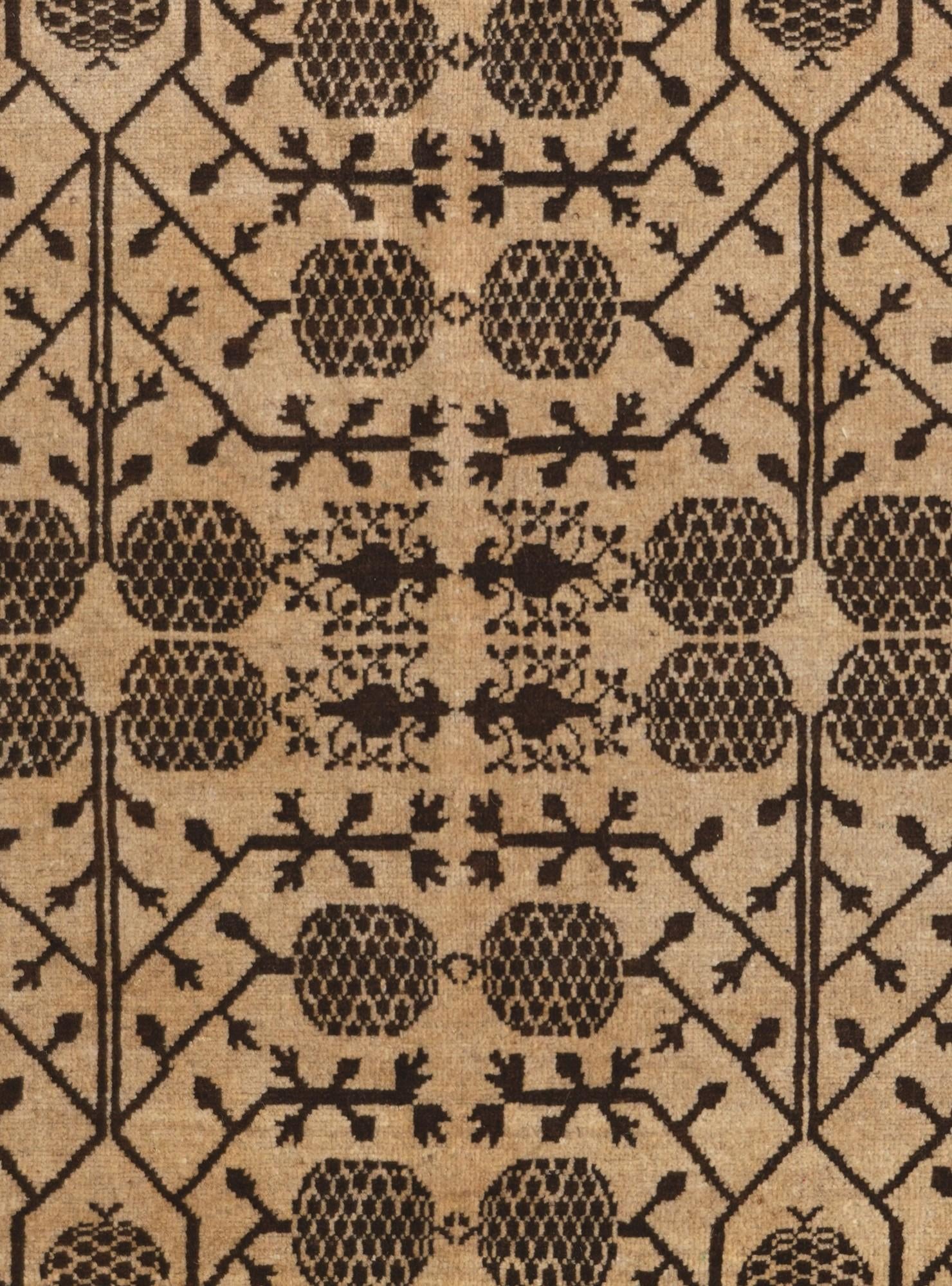 4' 11 x 6' 8 Hand Knotted Ziegler Modern Rug