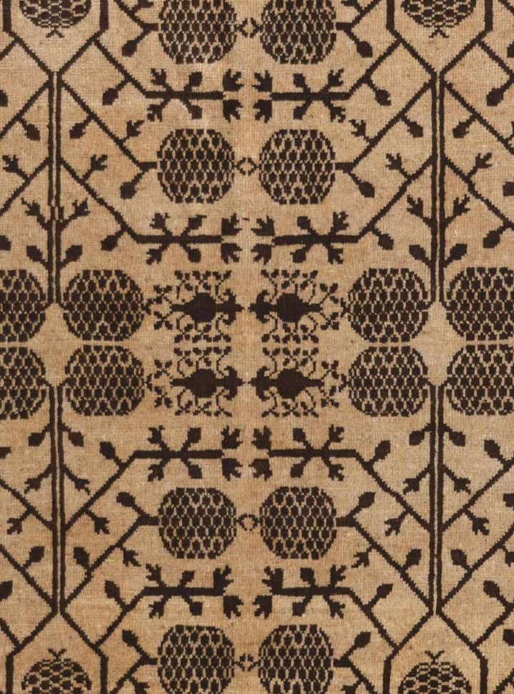 4' 11 x 6' 8 Hand Knotted Ziegler Modern Rug