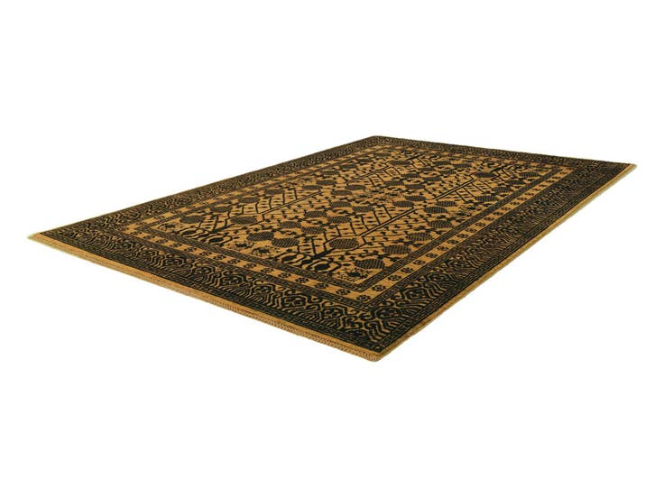 Detail image of 6' 9 x 9' 9 Hand Knotted Ziegler Modern Rug