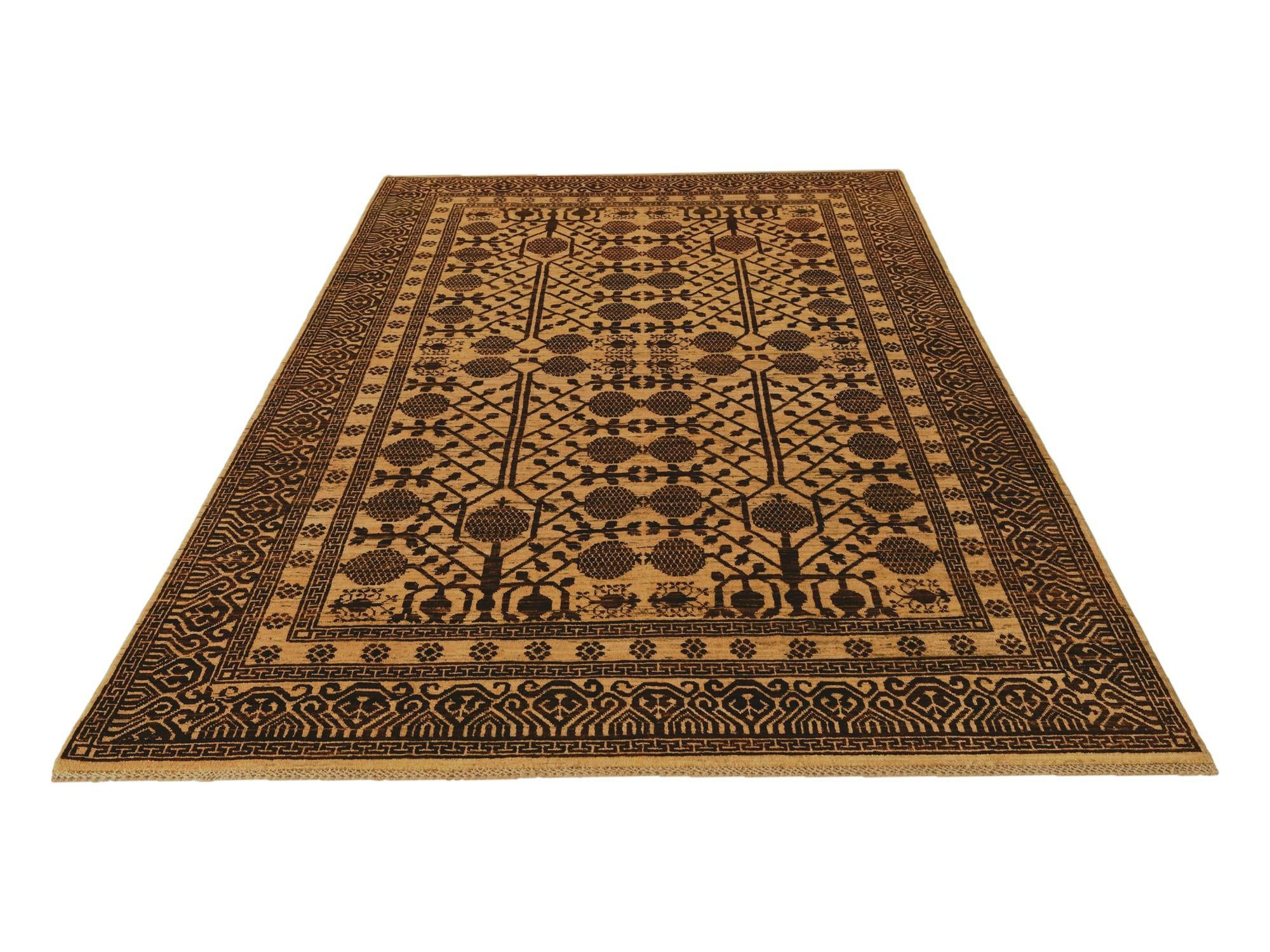6' 6 x 10' 4 Hand Knotted Ziegler Modern Rug