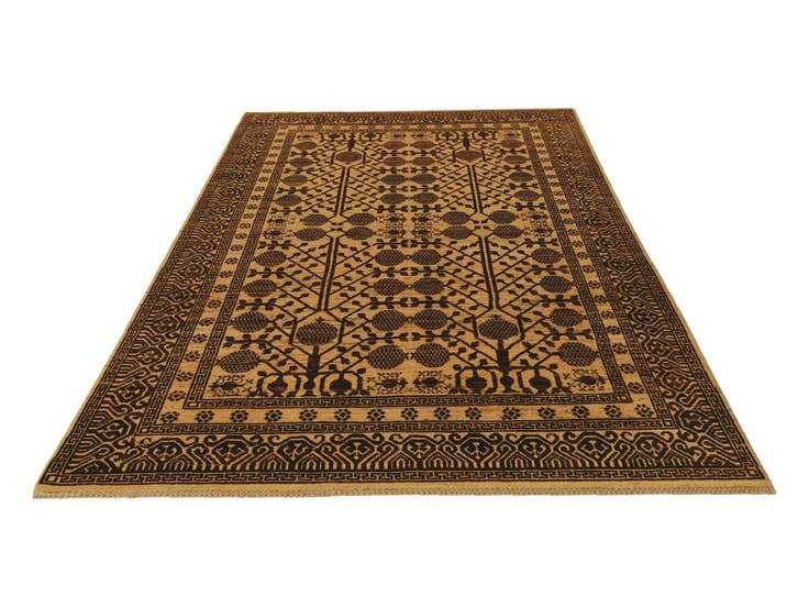 Detail image of 6' 6 x 10' 4 Hand Knotted Ziegler Modern Rug