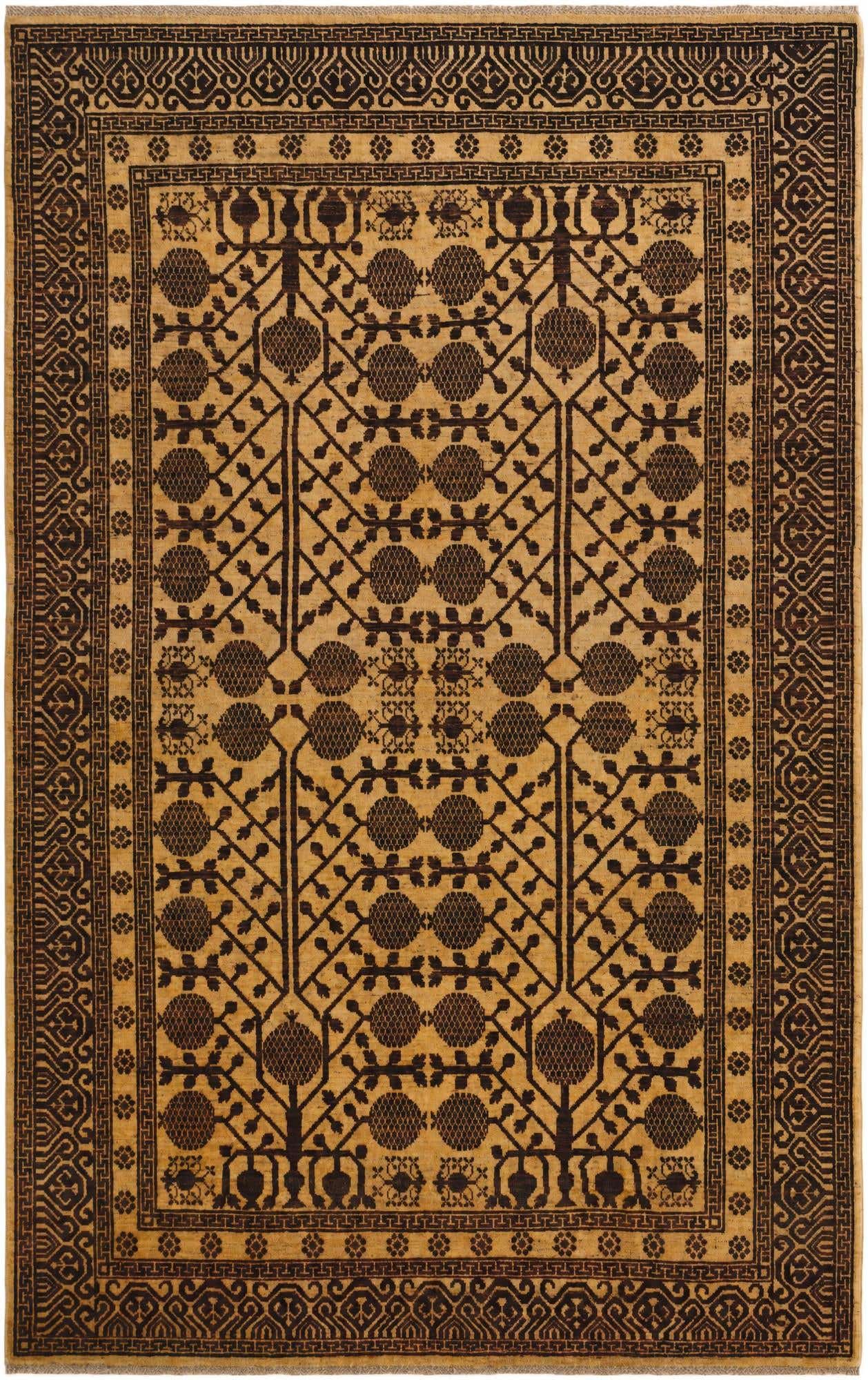 6' 6 x 10' 4 Hand Knotted Ziegler Modern Rug