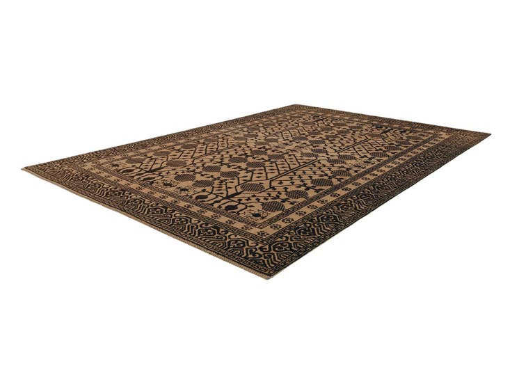 Detail image of 6' 7 x 9' 8 Hand Knotted Ziegler Modern Rug