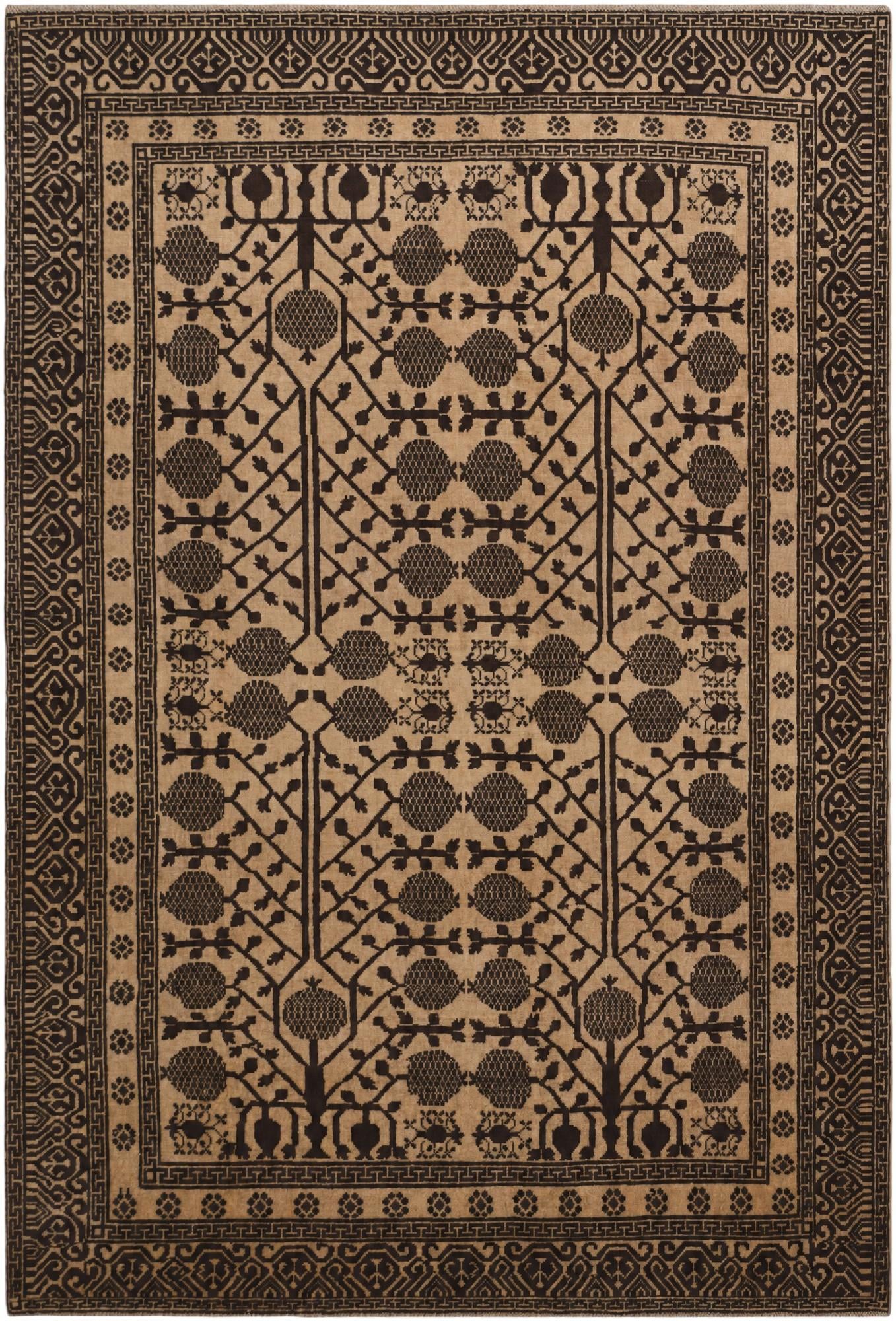 6' 7 x 9' 8 Hand Knotted Ziegler Modern Rug