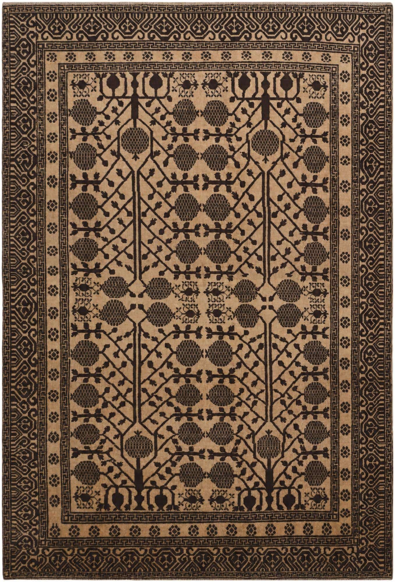 6' 7 x 9' 8 Hand Knotted Ziegler Modern Rug