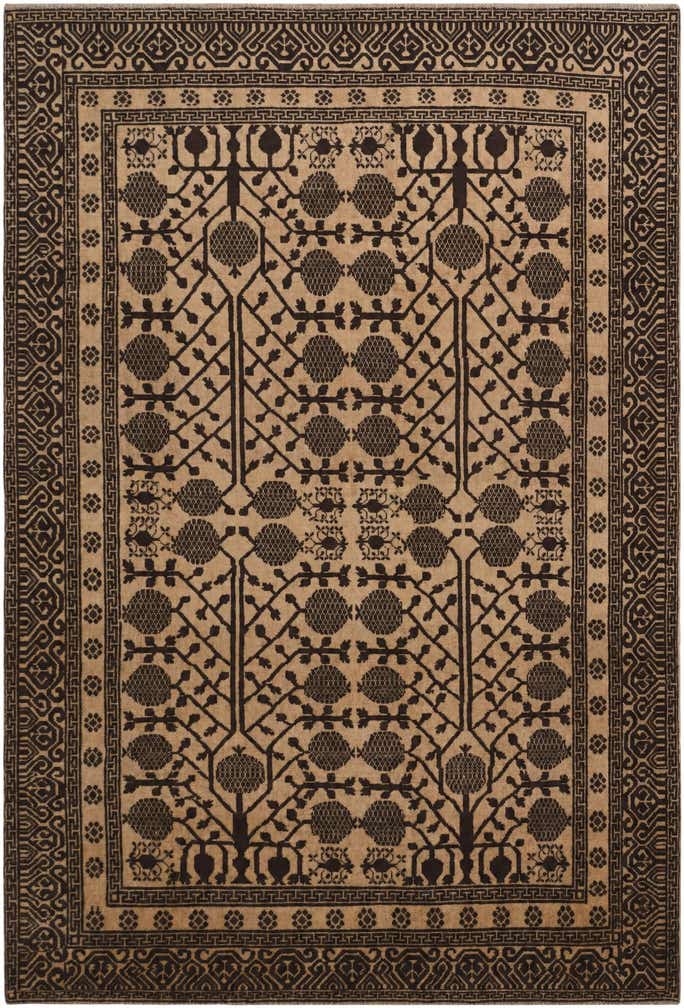 6' 7 x 9' 8 Hand Knotted Ziegler Modern Rug