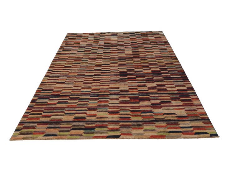 Detail image of 6' 7 x 9' 11 Hand Knotted Ziegler Modern Rug