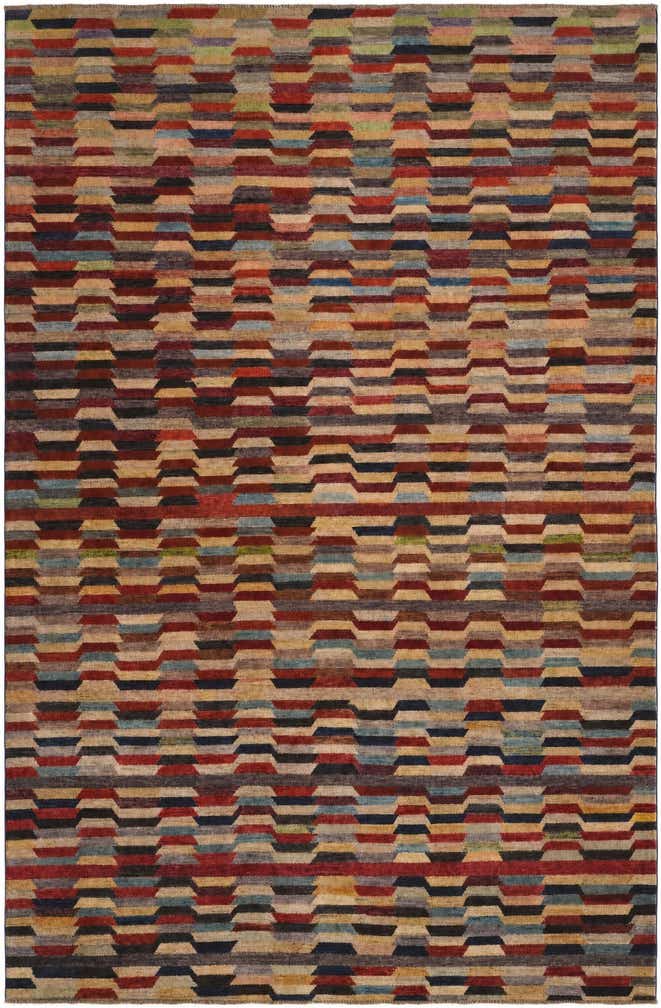 6' 7 x 9' 11 Hand Knotted Ziegler Modern Rug