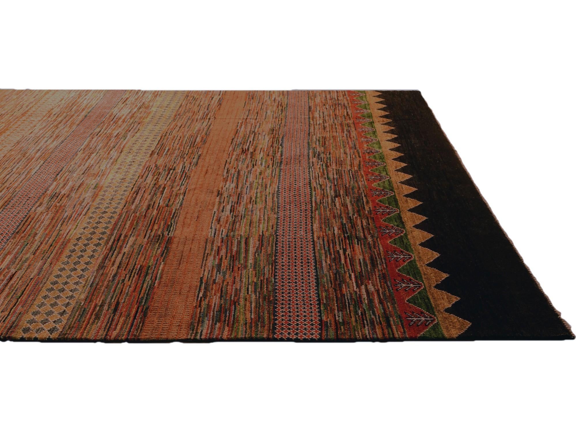 6' 8 x 9' 6 Hand Knotted Ziegler Modern Rug