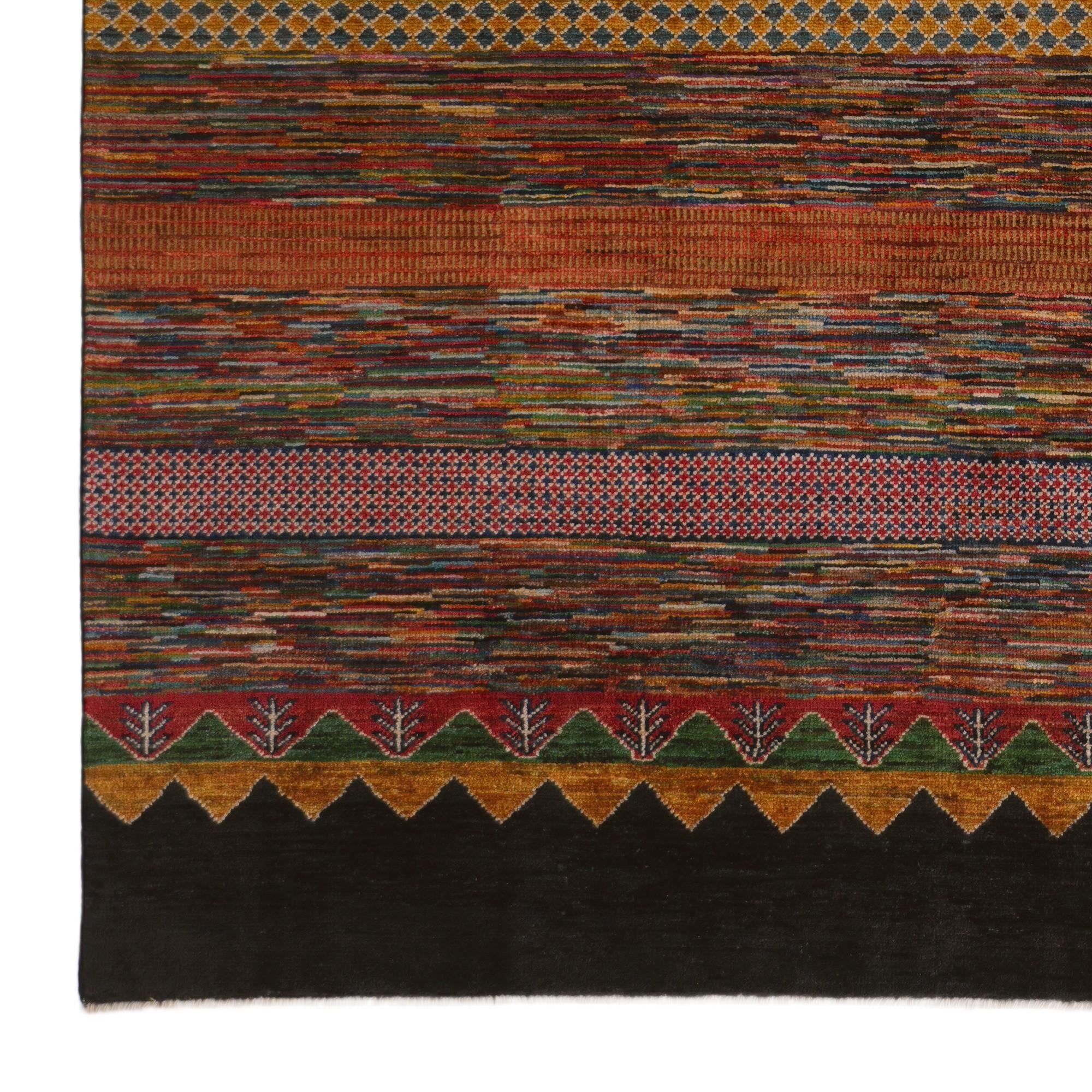 6' 8 x 9' 6 Hand Knotted Ziegler Modern Rug