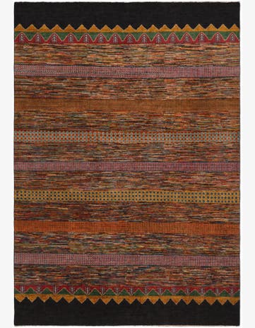 6' 8 x 9' 6 Hand Knotted Ziegler Modern Rug