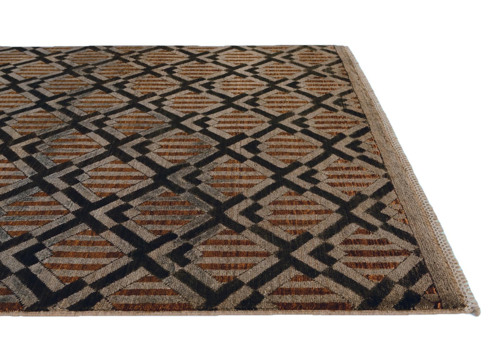 5' x 6' 4 Hand Knotted Ziegler Modern Rug