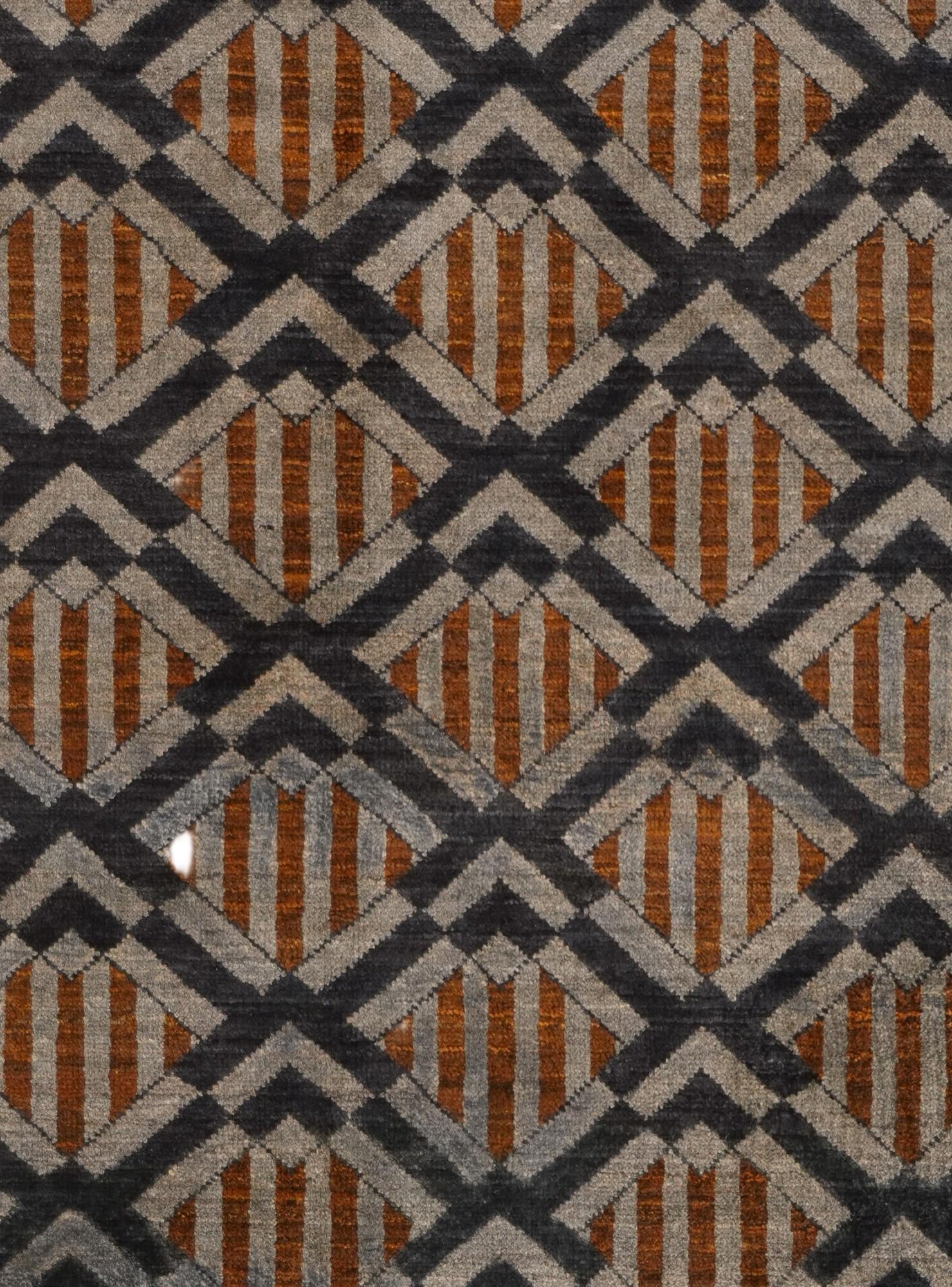 5' x 6' 4 Hand Knotted Ziegler Modern Rug