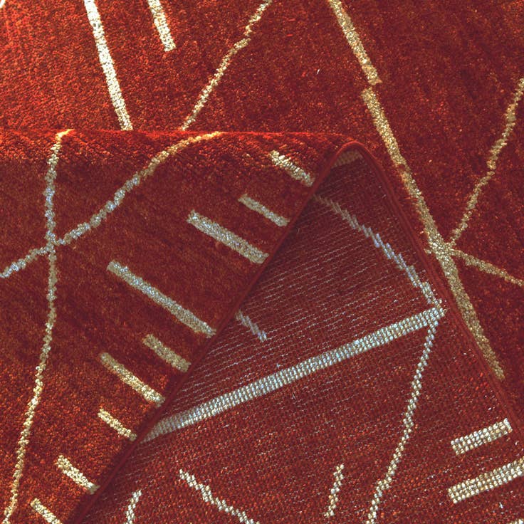Detail image of 9' 4 x 11' 10 Hand Knotted Ziegler Modern Rug