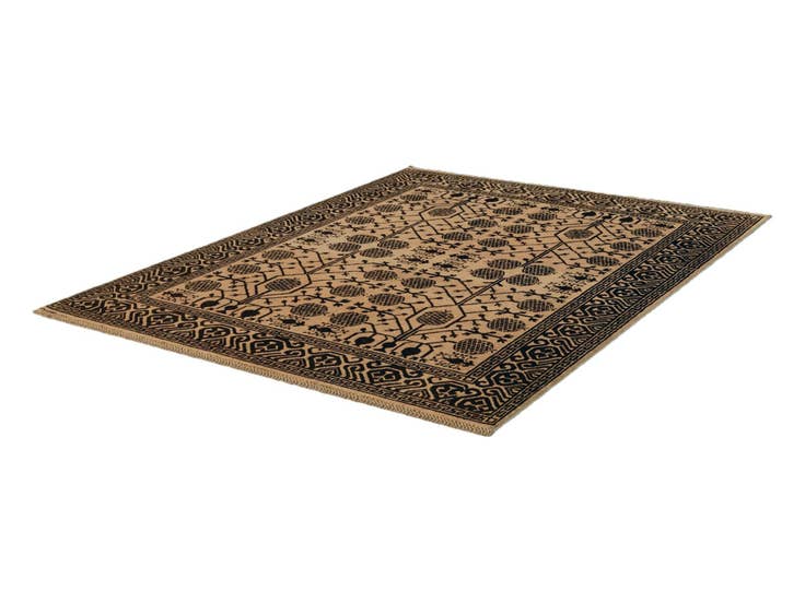 Detail image of 5' 2 x 6' 7 Hand Knotted Ziegler Modern Rug