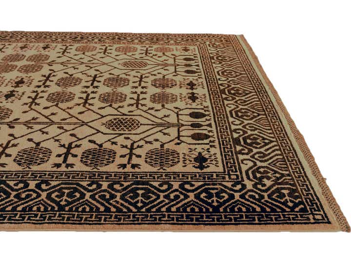 5' 2 x 6' 7 Hand Knotted Ziegler Modern Rug
