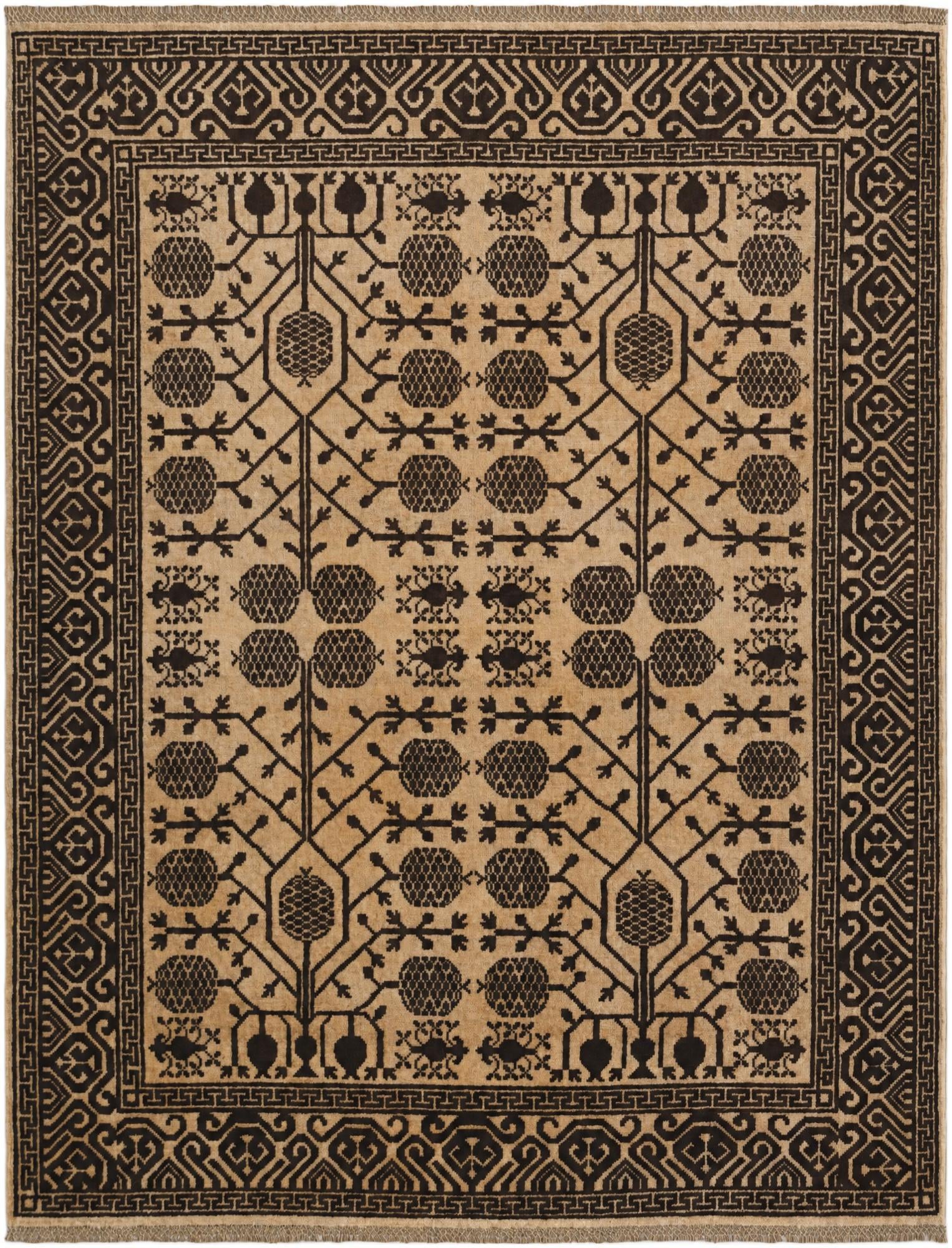 5' 2 x 6' 7 Hand Knotted Ziegler Modern Rug