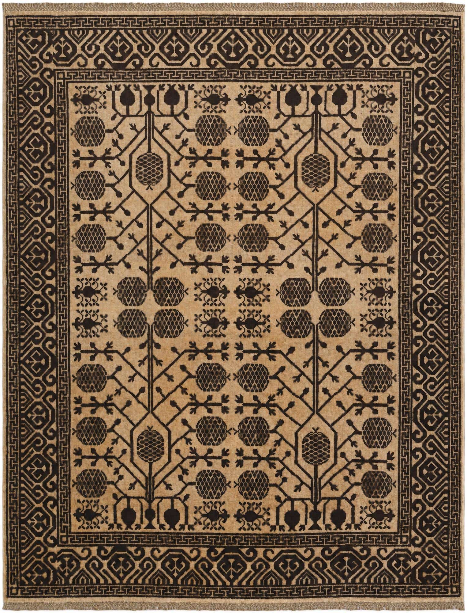 5' 2 x 6' 7 Hand Knotted Ziegler Modern Rug
