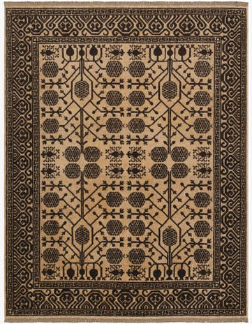 5' 2 x 6' 7 Hand Knotted Ziegler Modern Rug