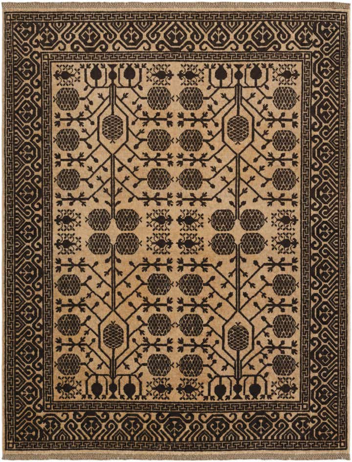 5' 2 x 6' 7 Hand Knotted Ziegler Modern Rug