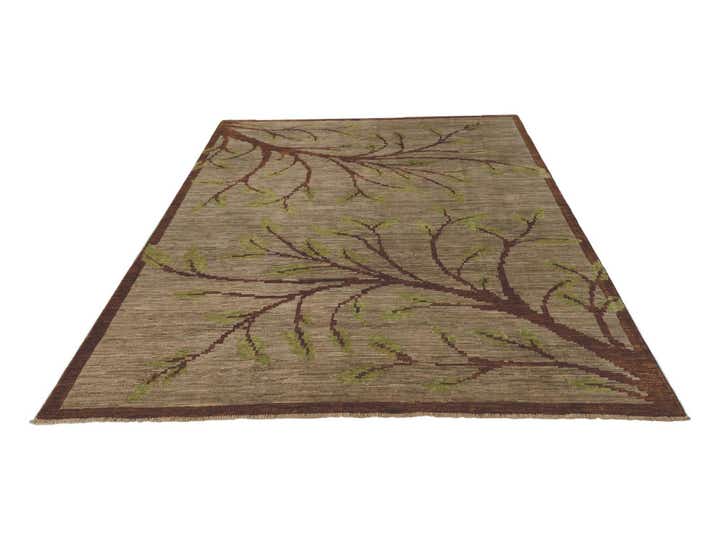 6' 8 x 9' 7 Hand Knotted Ziegler Modern Rug