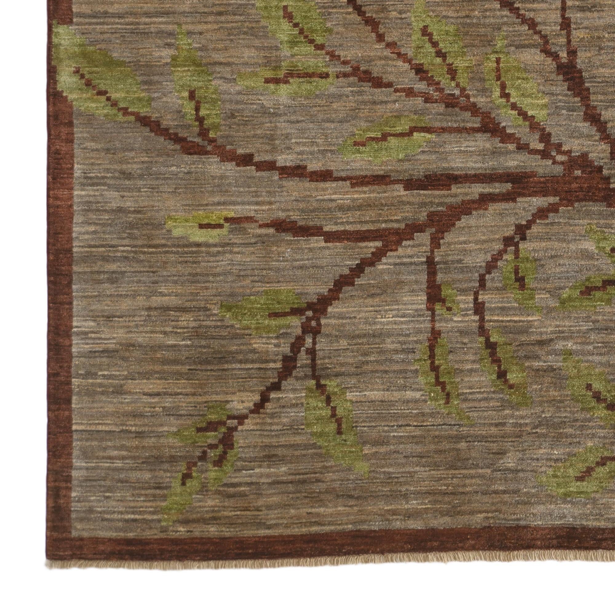 6' 8 x 9' 7 Hand Knotted Ziegler Modern Rug