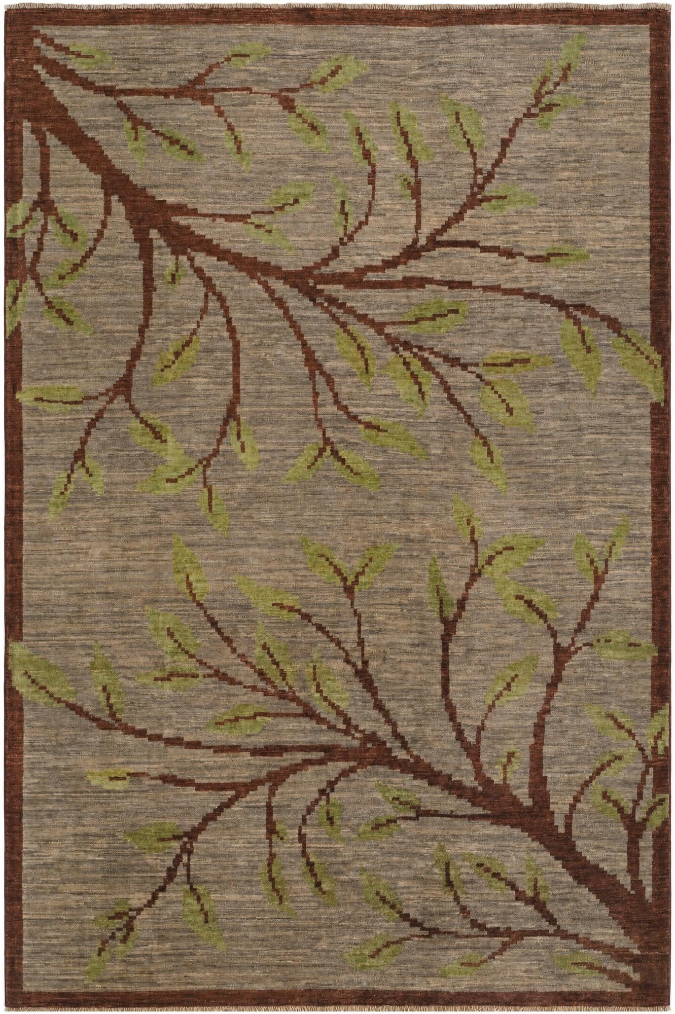 6' 8 x 9' 7 Hand Knotted Ziegler Modern Rug