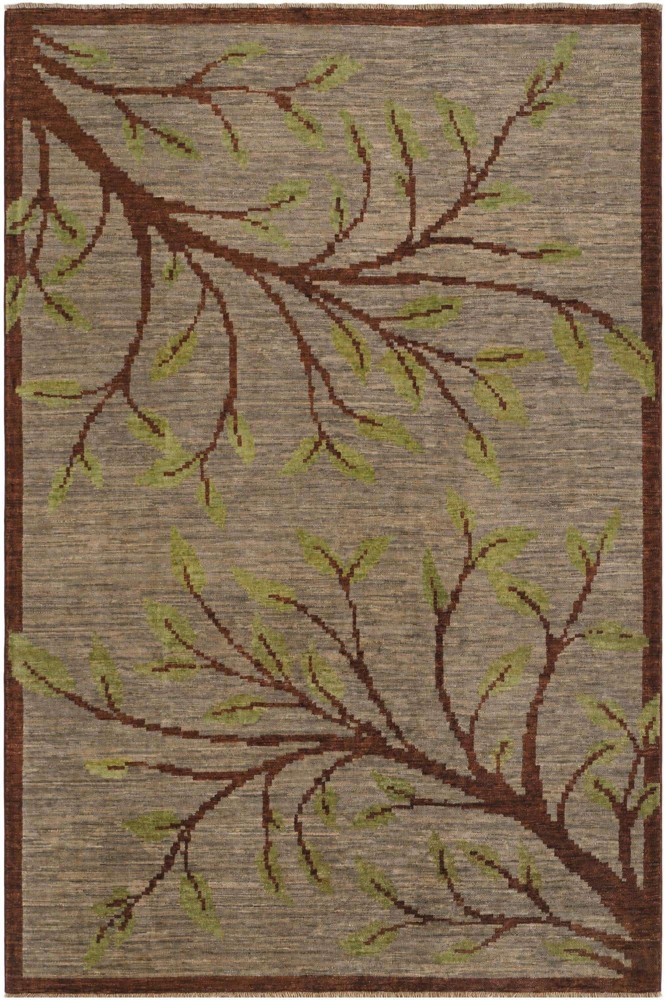6' 8 x 9' 7 Hand Knotted Ziegler Modern Rug