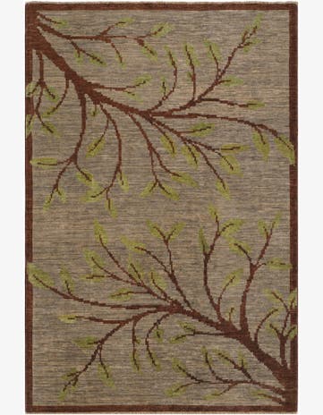 6' 8 x 9' 7 Hand Knotted Ziegler Modern Rug