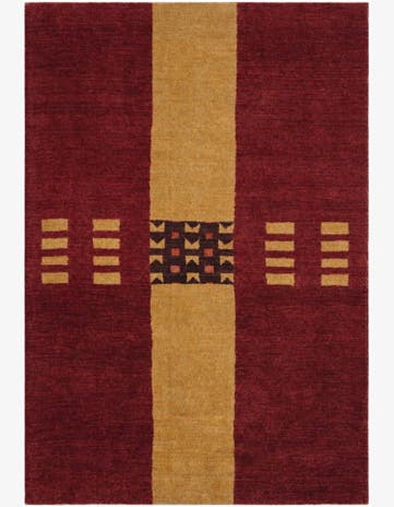 4' 9 x 6' 9 Hand Knotted Ziegler Modern Rug
