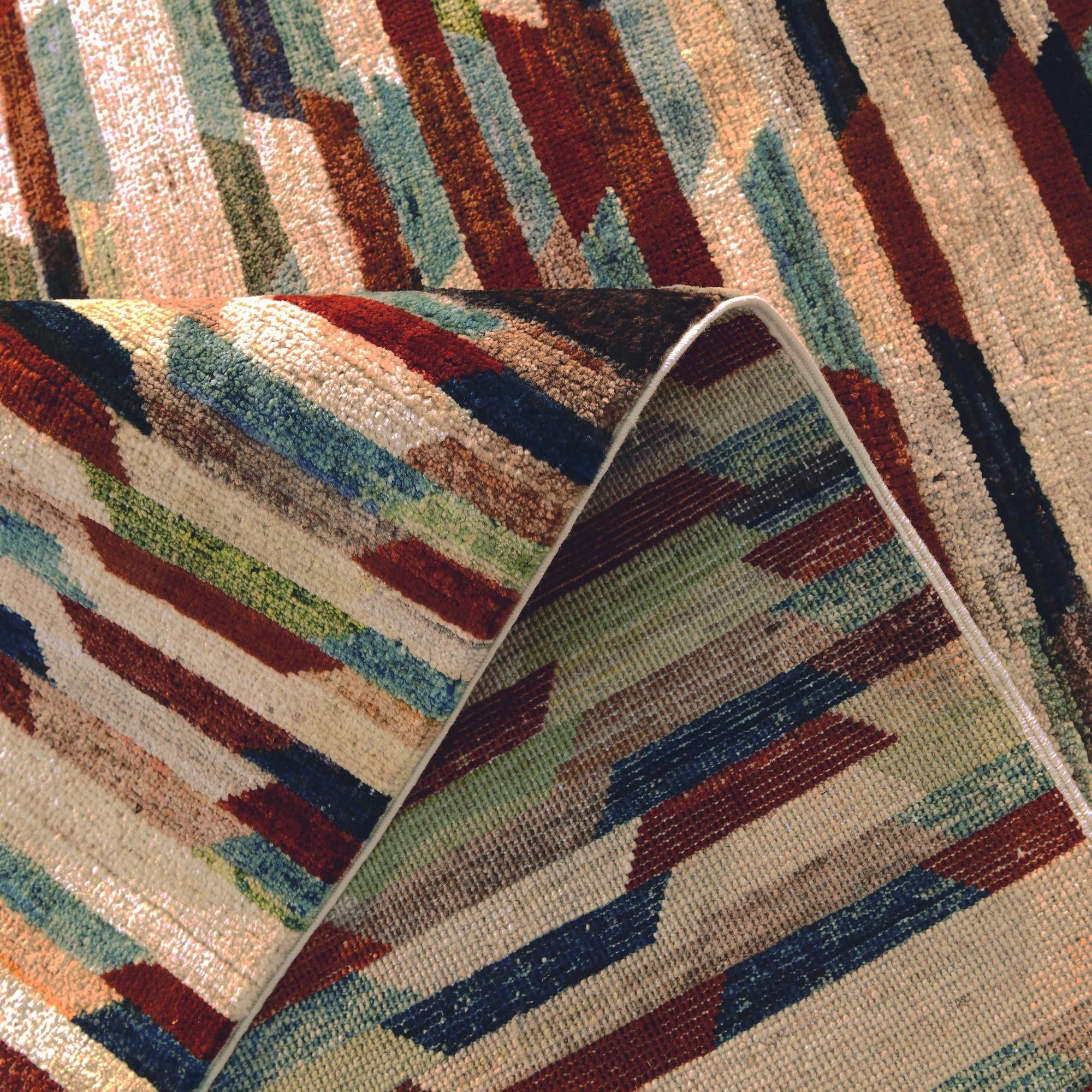 6' 7 x 9' 9 Hand Knotted Ziegler Modern Rug