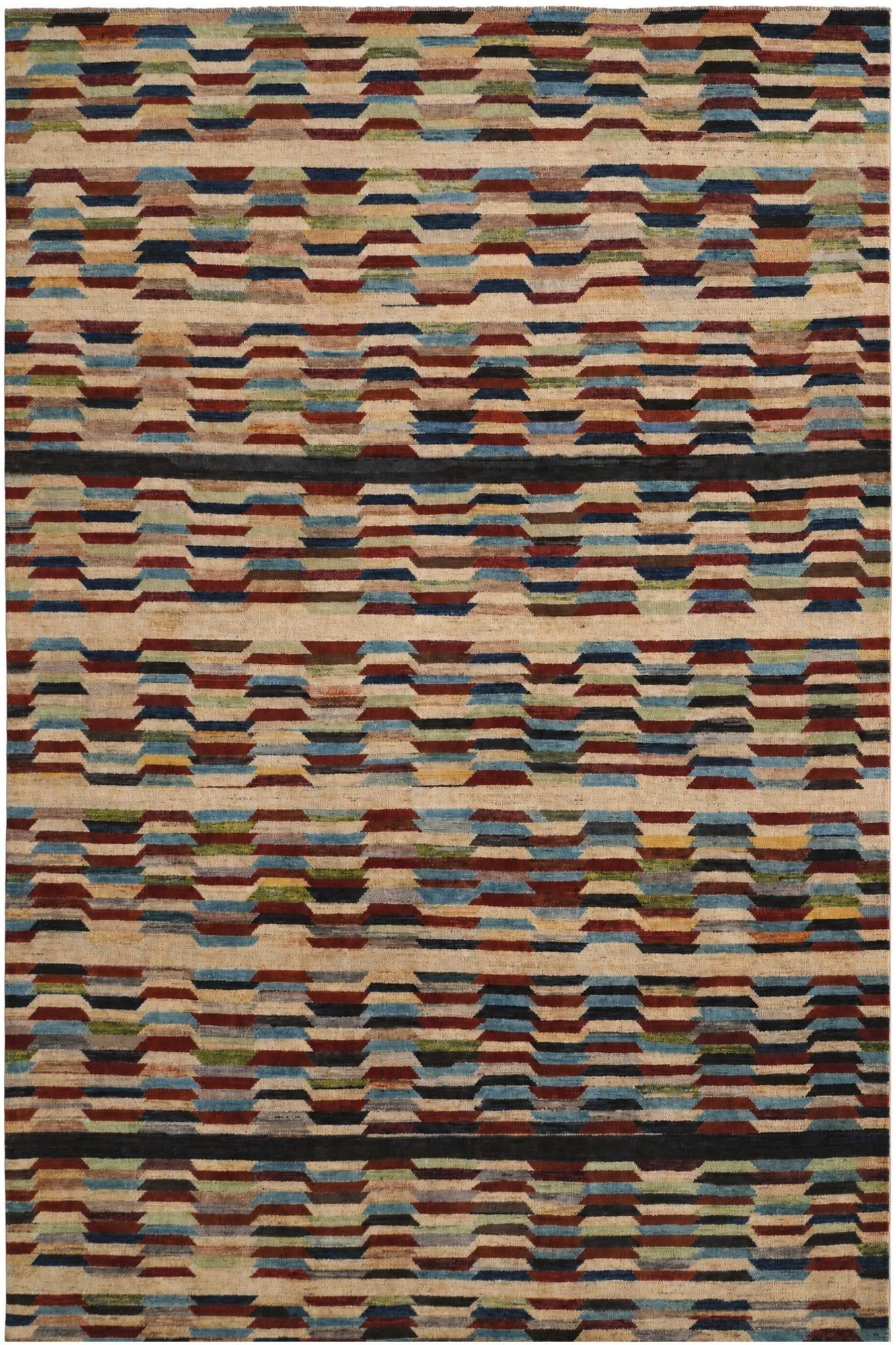 6' 7 x 9' 9 Hand Knotted Ziegler Modern Rug