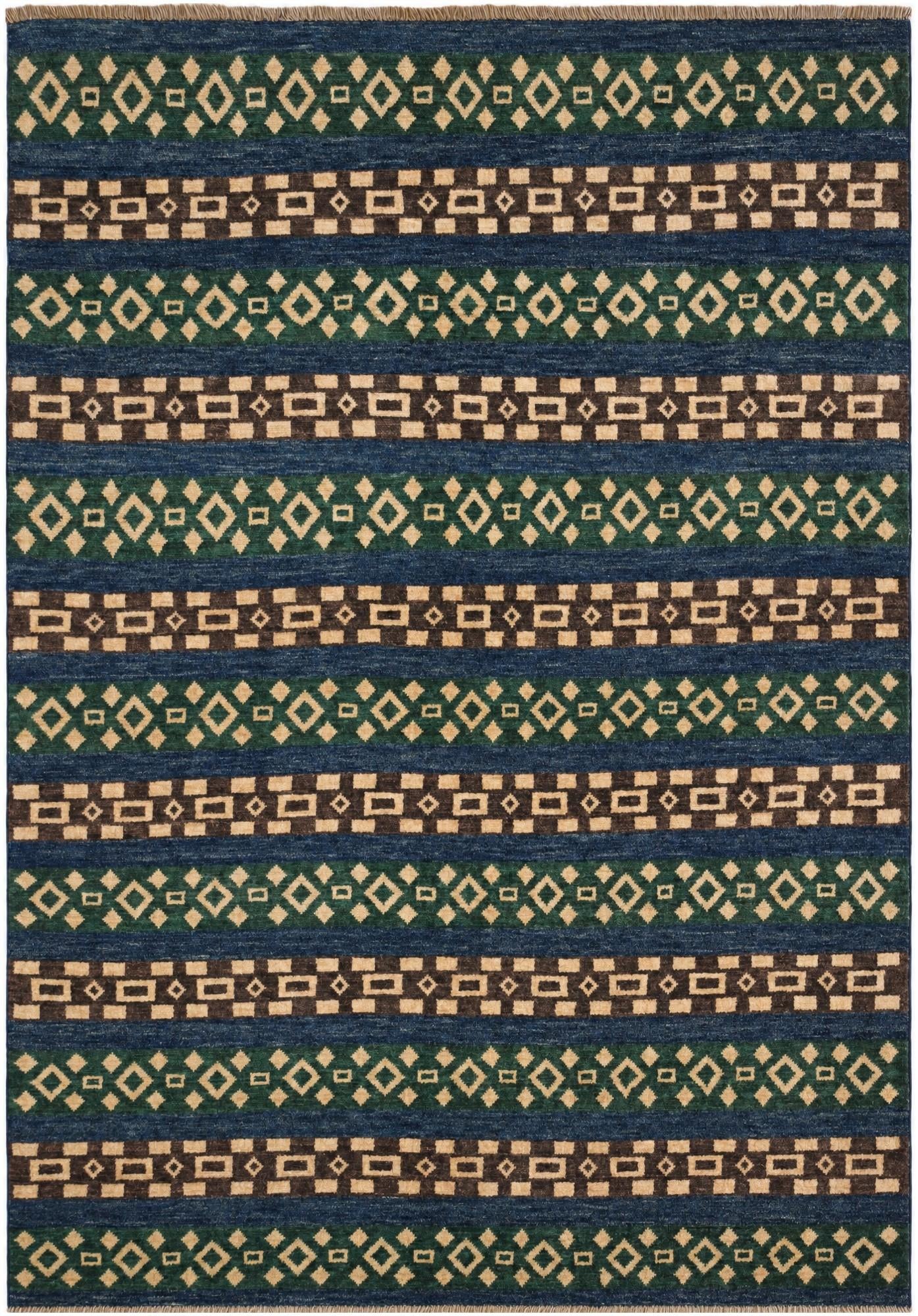 5' 1 x 7' 2 Hand Knotted Ziegler Modern Rug
