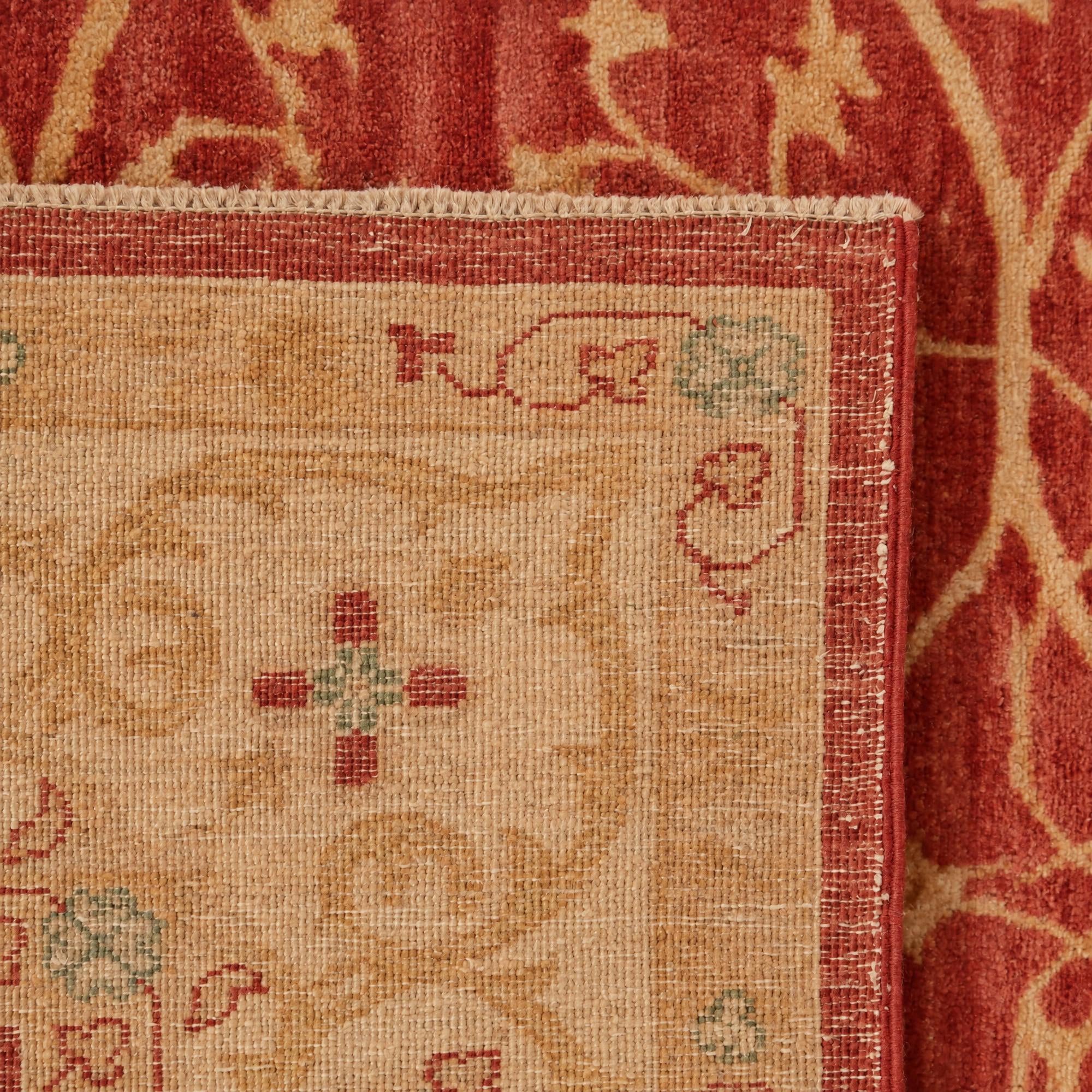 140cm x 195cm Hand Knotted Ziegler Rug