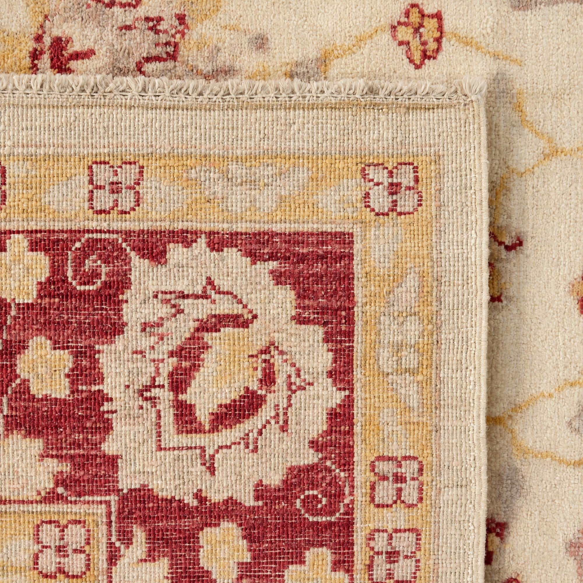 150cm x 200cm Hand Knotted Ziegler Rug