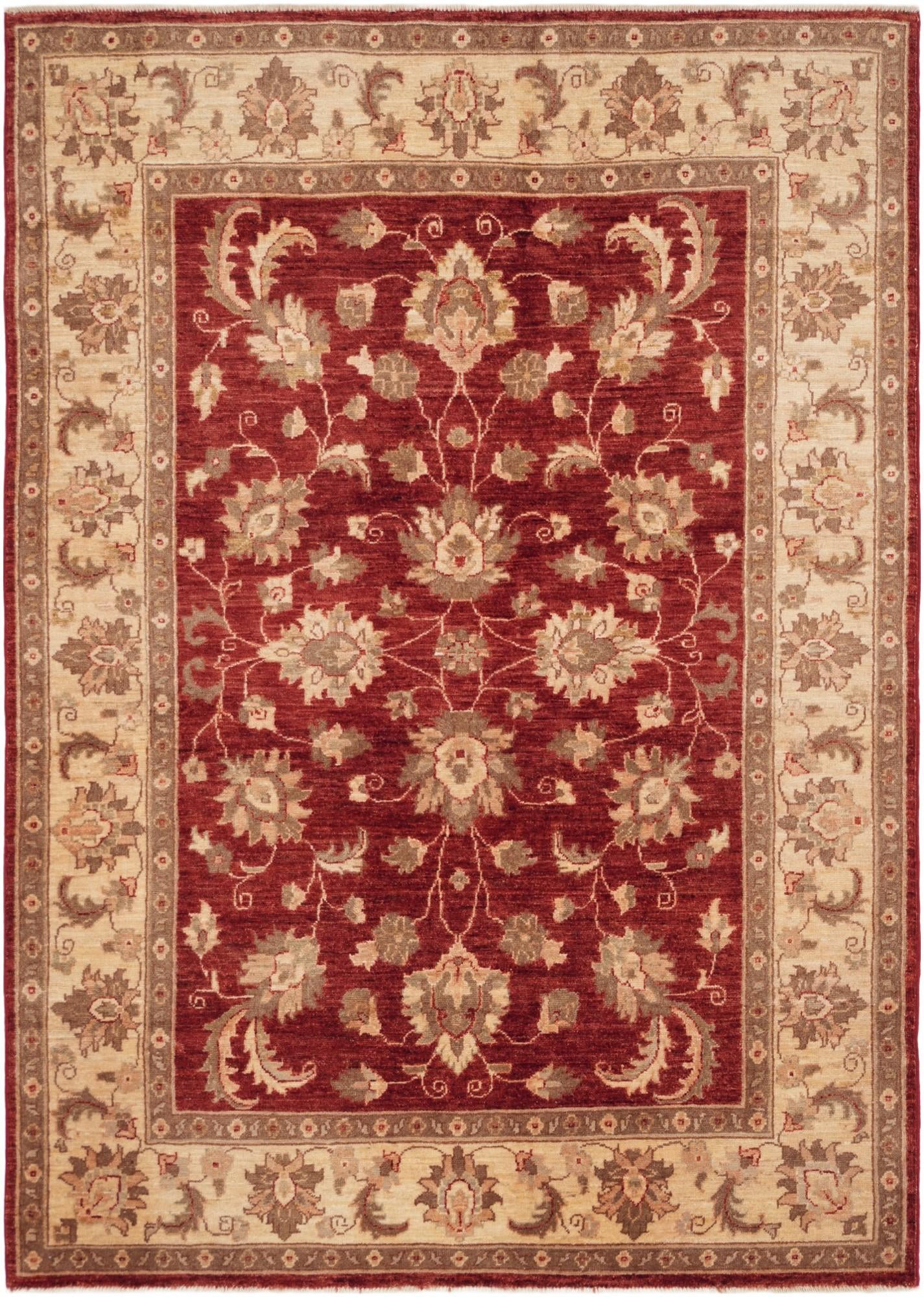 5' x 7' 1 Hand Knotted Ziegler Rug